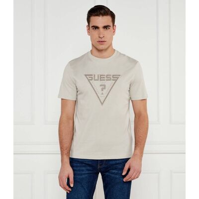 Guess ACTIVE T-shirt MIDWAY Regular Fit beżowy XL Guess ACTIVE T-shirt MIDWAY Regular Fit beżowy XL