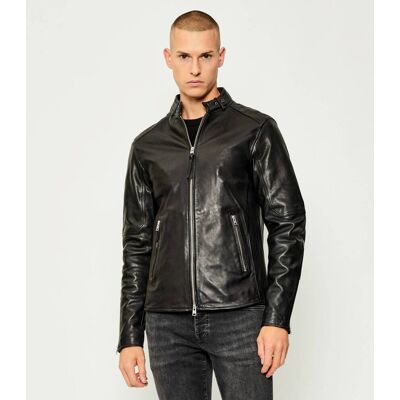 AllSaints Skórzana kurtka CORA Regular Fit czarny M AllSaints Skórzana kurtka CORA Regular Fit czarny M