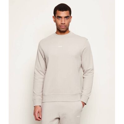 Boss ORANGE Bluza WeSmallcrew Comfort fit Relaxed fit beżowy XL Boss ORANGE Bluza WeSmallcrew Comfort fit Relaxed fit beżowy XL