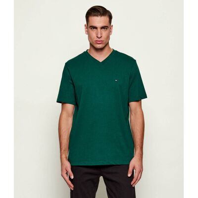Tommy Hilfiger T-shirt Essential Regular Fit butelkowa zieleń S Tommy Hilfiger T-shirt Essential Regular Fit butelkowa zieleń S