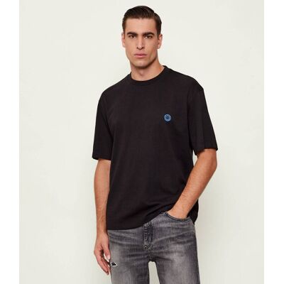 Hugo Blue T-shirt Niley Regular Fit czarny L Hugo Blue T-shirt Niley Regular Fit czarny L