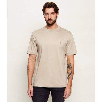 Boss BLACK T-shirt C-Taut 01 Regular Fit mercerised beżowy XXL Boss BLACK T-shirt C-Taut 01 Regular Fit mercerised beżowy XXL
