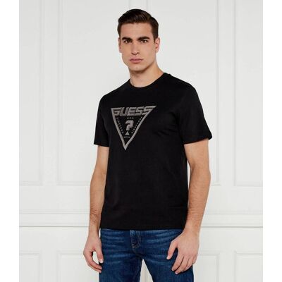 Guess ACTIVE T-shirt MIDWAY Regular Fit czarny L Guess ACTIVE T-shirt MIDWAY Regular Fit czarny L