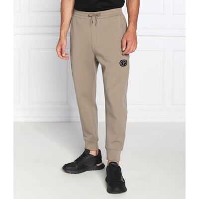 Giorgio Armani Emporio Armani Spodnie dresowe Regular Fit piaskowy L Giorgio Armani Emporio Armani Spodnie dresowe Regular Fit piaskowy L