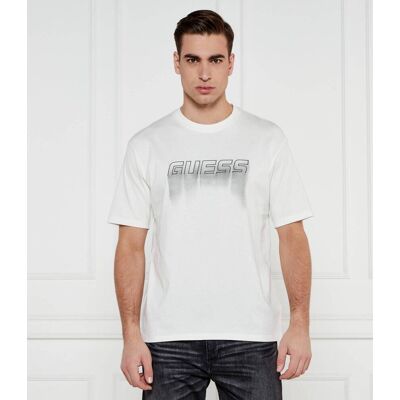 Guess ACTIVE T-shirt MOONDARL Regular Fit biały L Guess ACTIVE T-shirt MOONDARL Regular Fit biały L