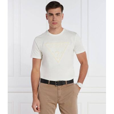 Guess T-shirt Slim Fit biały XXL Guess T-shirt Slim Fit biały XXL