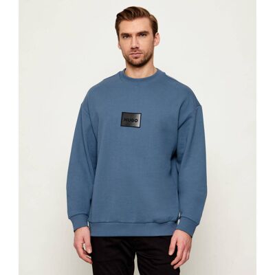 HUGO Bluza Danotop Relaxed fit niebieski S HUGO Bluza Danotop Relaxed fit niebieski S