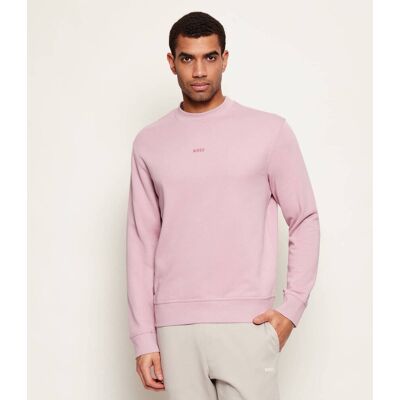 Boss ORANGE Bluza WeSmallcrew Comfort fit różowy M Boss ORANGE Bluza WeSmallcrew Comfort fit różowy M