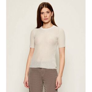 Marc Cain Sweter Slim Fit beżowy 36