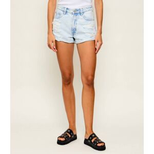 One Teaspoon Jeansowe szorty BANDITS Regular Fit high waist błękitny 28