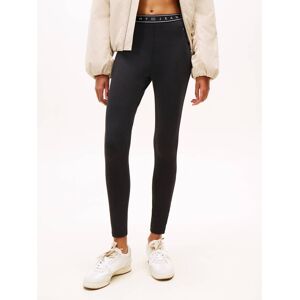 Tommy Jeans Legginsy Slim Fit czarny XS