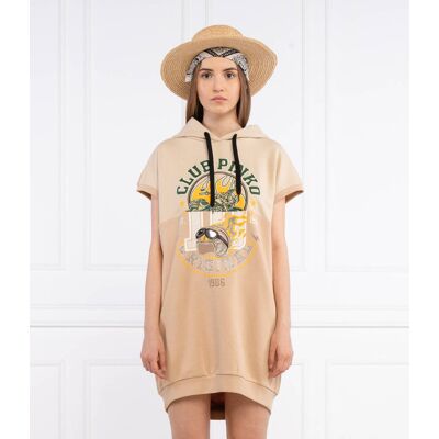 Pinko Bluza statistica Loose fit beżowy S Pinko Bluza statistica Loose fit beżowy S