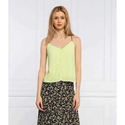 Tommy Jeans Top CAMI Regular Fit limonkowy XS Tommy Jeans Top CAMI Regular Fit limonkowy XS