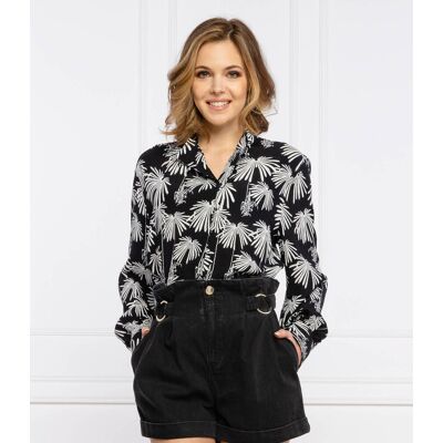 HUGO Koszula Ejulie Relaxed fit czarny 32 HUGO Koszula Ejulie Relaxed fit czarny 32