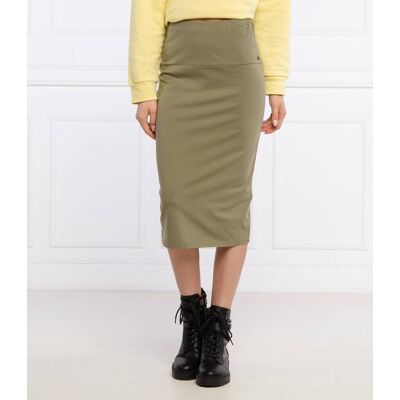 Superdry Spódnica CLASSIC high waist khaki XS Superdry Spódnica CLASSIC high waist khaki XS