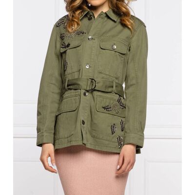 Liu Jo Kurtka Regular Fit khaki 40 Liu Jo Kurtka Regular Fit khaki 40