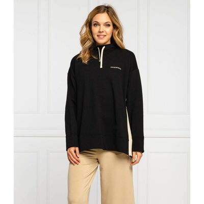 Giorgio Armani Emporio Armani Bluza Relaxed fit czarny 34 Giorgio Armani Emporio Armani Bluza Relaxed fit czarny 34