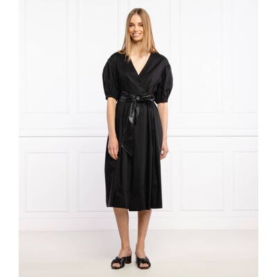 TWINSET Sukienka z paskiem czarny 38 TWINSET Sukienka z paskiem czarny 38