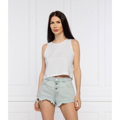 Calvin Klein Jeans Top Regular Fit biały XL Calvin Klein Jeans Top Regular Fit biały XL