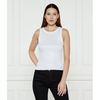 Guess Top ALEXIA Regular Fit biały M Guess Top ALEXIA Regular Fit biały M