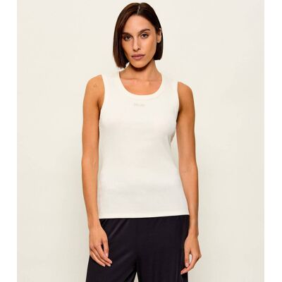 Liu Jo Sport Top Slim Fit kremowy M Liu Jo Sport Top Slim Fit kremowy M