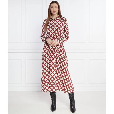 Marella Sukienka bordowy S Marella Sukienka bordowy S