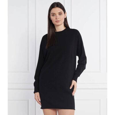 Marella Wełniana sukienka ARIZONA czarny XL Marella Wełniana sukienka ARIZONA czarny XL
