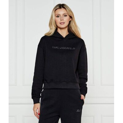 Karl Lagerfeld Bluza Relaxed fit czarny XS Karl Lagerfeld Bluza Relaxed fit czarny XS