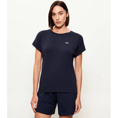 Aeronautica Militare T-shirt Regular Fit granatowy XS Aeronautica Militare T-shirt Regular Fit granatowy XS