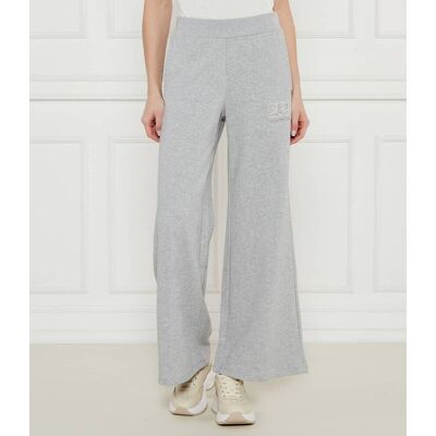 EA7 Spodnie dresowe flare fit szary M EA7 Spodnie dresowe flare fit szary M