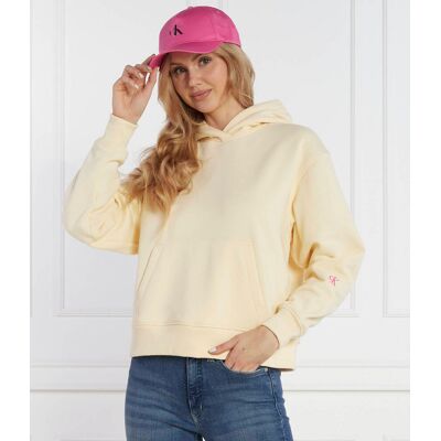 Calvin Klein Jeans Bluza Regular Fit kremowy L Calvin Klein Jeans Bluza Regular Fit kremowy L