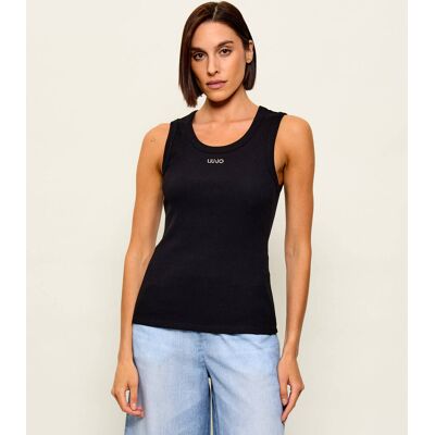 Liu Jo Sport Top Slim Fit czarny S Liu Jo Sport Top Slim Fit czarny S