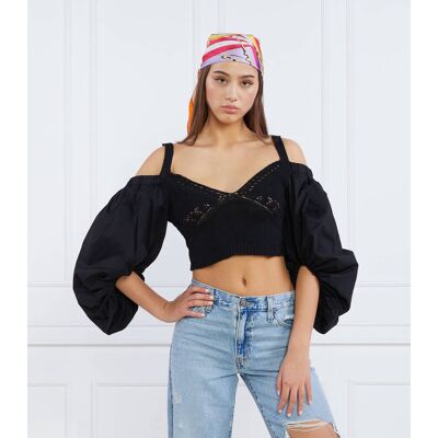 Pinko Top Regular Fit czarny XL Pinko Top Regular Fit czarny XL