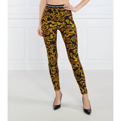 Versace Jeans Couture Legginsy Slim Fit czarny 40 Versace Jeans Couture Legginsy Slim Fit czarny 40