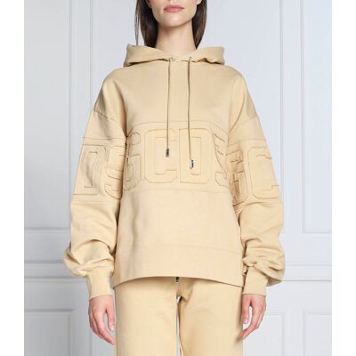GCDS Bluza Regular Fit beżowy M GCDS Bluza Regular Fit beżowy M