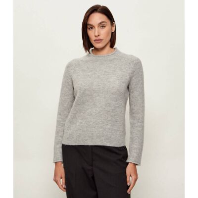 Boss ORANGE Wełniany sweter C_Fesperanasy Regular Fit szary M Boss ORANGE Wełniany sweter C_Fesperanasy Regular Fit szary M