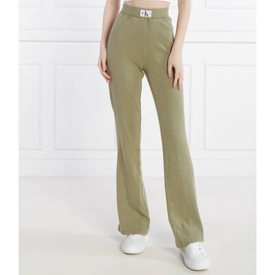 Calvin Klein Jeans Spodnie dresowe Regular Fit zielony M Calvin Klein Jeans Spodnie dresowe Regular Fit zielony M