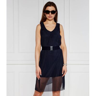 Giorgio Armani Exchange Sukienka z paskiem granatowy 42 Giorgio Armani Exchange Sukienka z paskiem granatowy 42