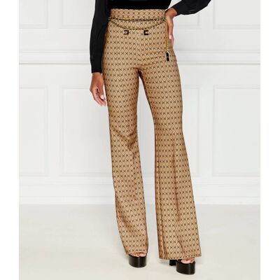 Elisabetta Franchi Spodnie Slim Fit high waist beżowy 44 Elisabetta Franchi Spodnie Slim Fit high waist beżowy 44