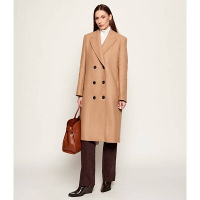 MAX&Co.; Wełniany płaszcz MCORIDENTE camel 36 MAX&Co.; Wełniany płaszcz MCORIDENTE camel 36