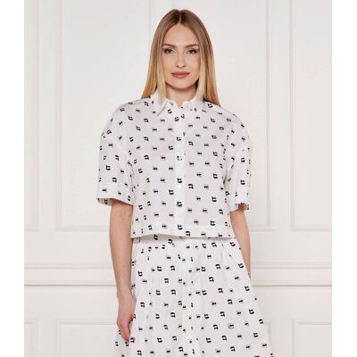 Karl Lagerfeld Koszula Relaxed fit biały 40 Karl Lagerfeld Koszula Relaxed fit biały 40