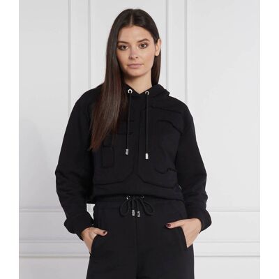 GCDS Bluza Cropped Fit czarny M GCDS Bluza Cropped Fit czarny M