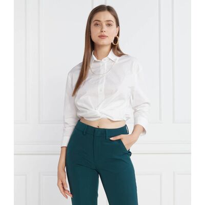 Liu Jo Koszula Cropped Fit biały 40 Liu Jo Koszula Cropped Fit biały 40