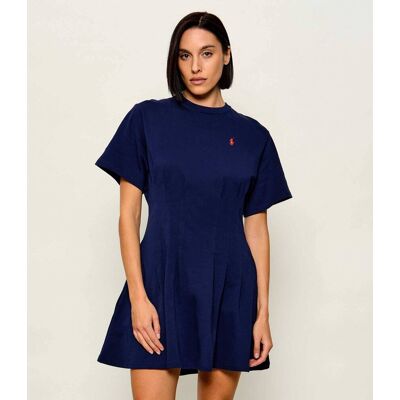 Polo Ralph Lauren Sukienka granatowy L Polo Ralph Lauren Sukienka granatowy L
