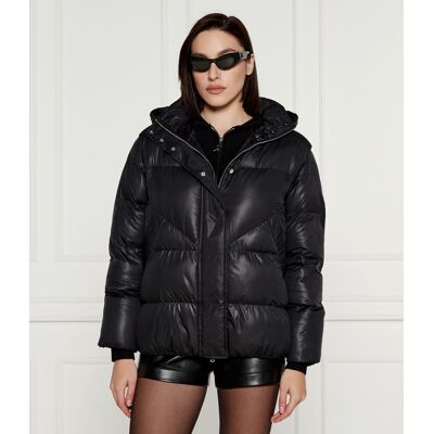 Patrizia Pepe Kurtka 2w1 Regular Fit czarny 42 Patrizia Pepe Kurtka 2w1 Regular Fit czarny 42