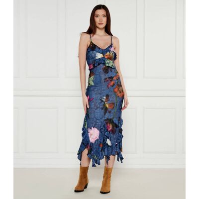Desigual Sukienka VEST_APOLO granatowy M Desigual Sukienka VEST_APOLO granatowy M