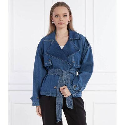 Pepe Jeans London Kurtka jeansowa DUNE Loose fit niebieski L Pepe Jeans London Kurtka jeansowa DUNE Loose fit niebieski L