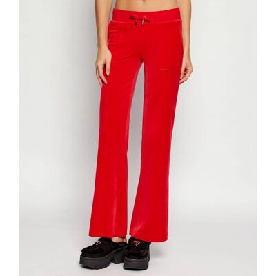 Juicy Couture Spodnie dresowe LAYLA flare fit czerwony M Juicy Couture Spodnie dresowe LAYLA flare fit czerwony M