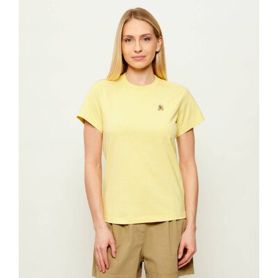 PARAJUMPERS T-shirt Sabella Regular Fit żółty XS PARAJUMPERS T-shirt Sabella Regular Fit żółty XS
