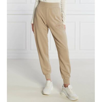 Calvin Klein Jeans Spodnie dresowe Regular Fit beżowy L Calvin Klein Jeans Spodnie dresowe Regular Fit beżowy L